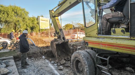 Arrancó la obra del desagüe pluvial en calle Vieytes para aliviar al norte
