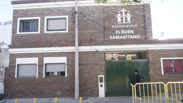 Sin clases. La Escuela El Buen Samaritano tuvo que suspender la actividad por el robo de la bomba de agua