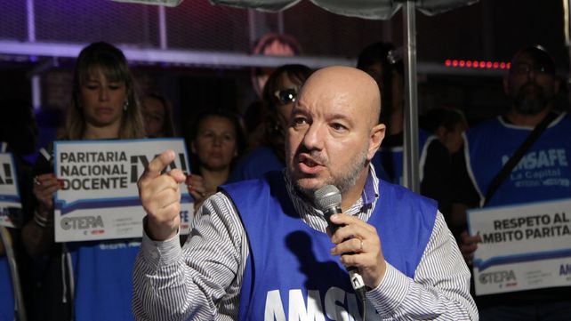 El sindicalista rechazó el cobro del impuesto a las ganancias.
