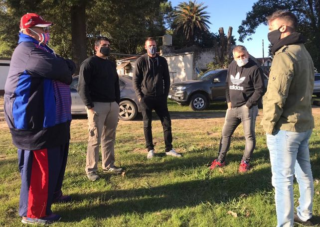 Los dirigentes de la Liga Santafesina visitaron La Perla del Oeste. &nbsp; &nbsp;