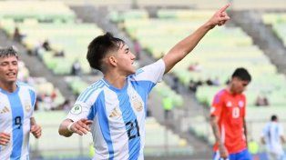 La Selección Sub 20 arrancó el hexagonal final del Sudamericano ganándole a Chile