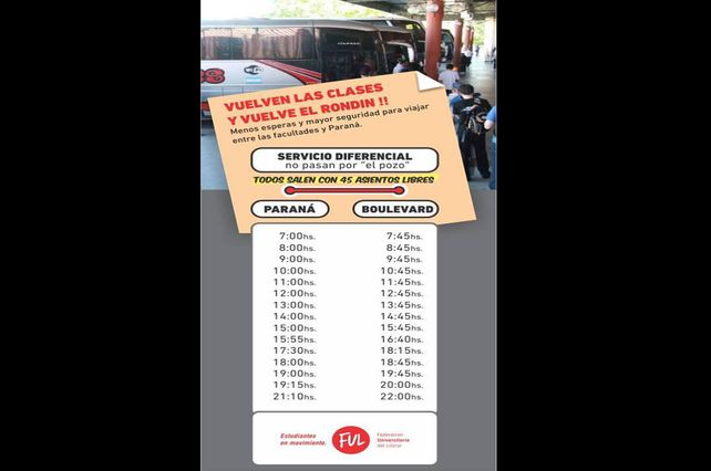 Vuelve el servicio rondín a la Facultad de Derecho