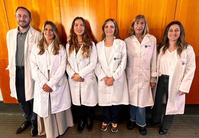 El equipo del Vilela que se capacita en el Garrahan