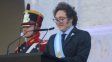 Desde Palermo, Javier Milei encabezó el Día de la Bandera con un discurso dirigido a las Fuerzas Armadas