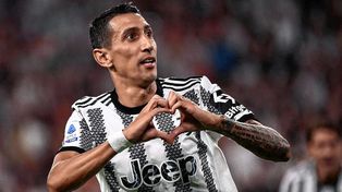 Di María vuelve a entrenarse con Juventus para la Champions.