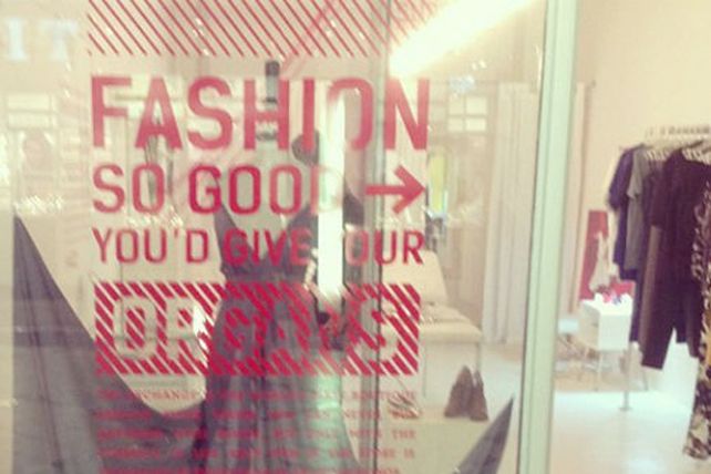 Vestite a la moda a cambio de tus órganos vitales