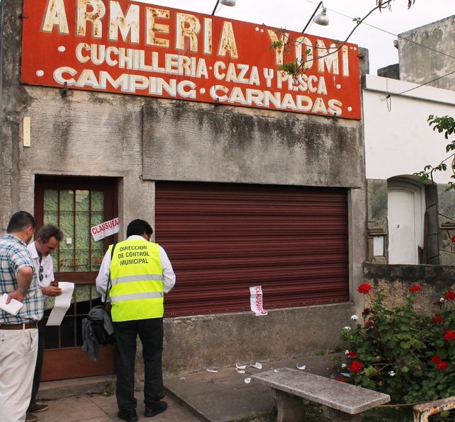 Tras la resolución del intendente, se clausuró una armería en la zona norte de la ciudad