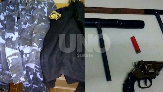 Detuvieron a tres delincuentes armados y con uniformes policiales en barrio Varadero Sarsotti