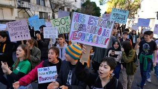 Cuando se robaron los elementos del Complejo los alumnos se movilizaron y comenzaron a preparar el Gurruchagazo de este viernes.
