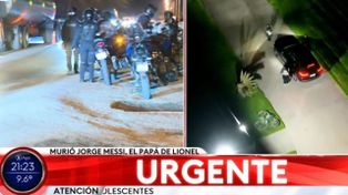 Drones prohibidos en la despedida de Jorge Messi tras la invasiva cobertura de canales porteños
