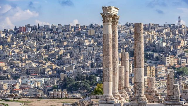 Jordania combina arquitectura del Imperio Romano con edificios de la cultura musulmana