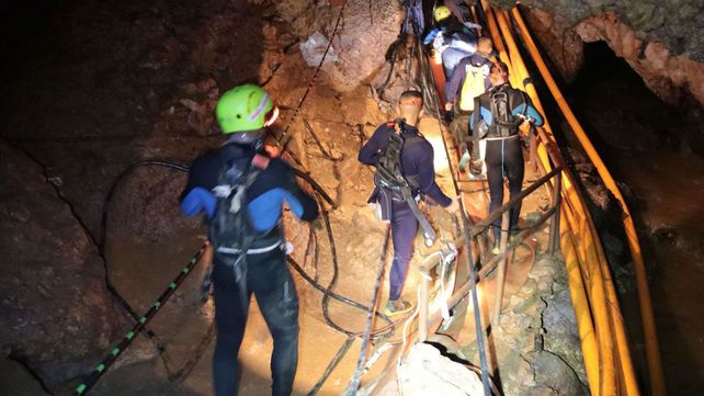 Las autoridades esperaban poder completar hoy mismo el rescate. 