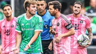 De la Vega explicó su cruce con Messi y De Paul en la final de la Leagues Cup