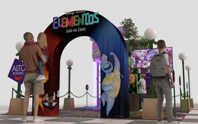 Vacaciones de invierno: Alto Rosario y una experiencia inspirada en ELEMENTOS, de Disney y Pixar