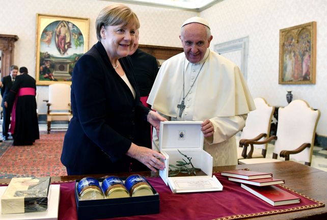 Angela Merkel visitó al Papa Francisco.