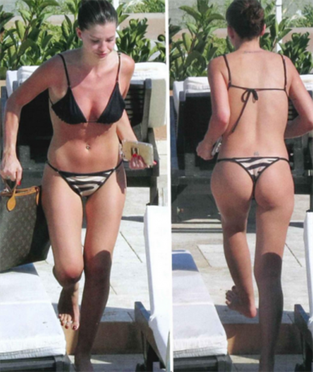 Colaless, sol y topless: el álbum más sexy de la China Suárez