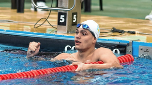 El cordobés radicado en Santa Fe, Dante Nicola, se alzó con la medalla de oro en los 50 metros pecho con una marca de 29s66.