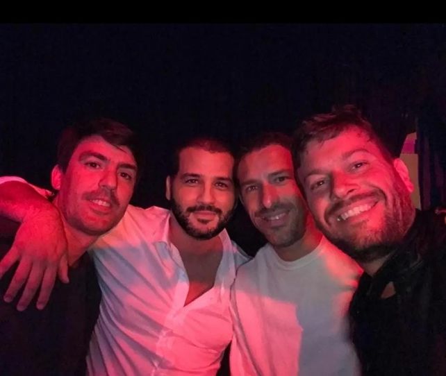 Mauro Formica, Cristian Sottosanti, Maxi Rodríguez y Pablo Rizzo.