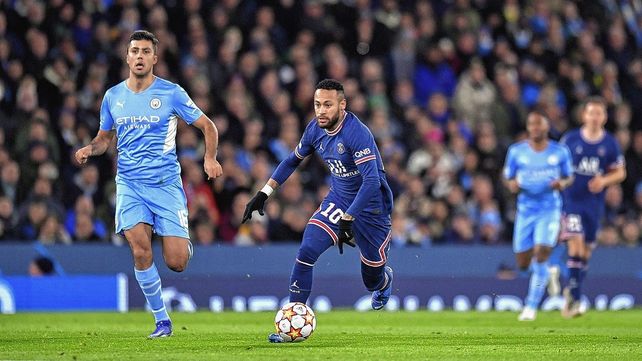 Neymar fue titular en el PSG