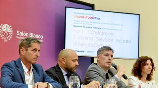 Los ministros realizaron la presentación oficial del proyecto de ley en la sede rosarina de la casa de gobierno de Santa Fe.