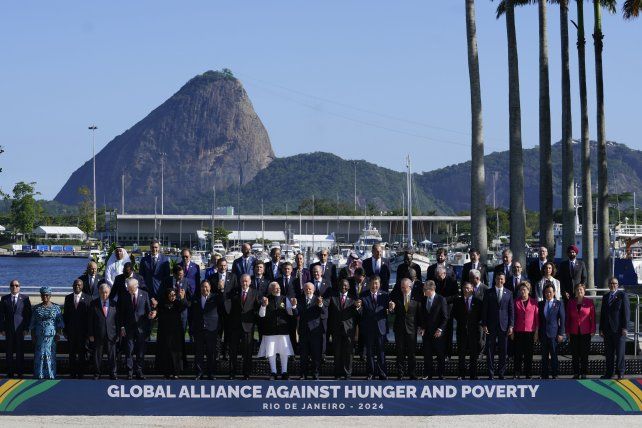 Biden, Meloni y Trudeau se quedaron afuera de la foto oficial del G20