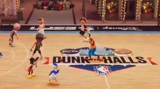 Mickey, Goofy, Donald y Minnie jugaron un partido de NBA en una campaña especial de Disney en Navidad.