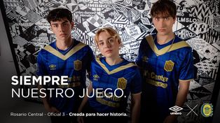La tercera camiseta de Central fue lanzada por la empresa que viste al plantel.
