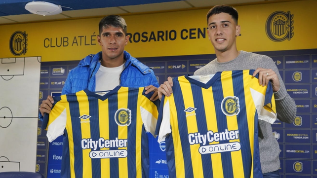 Los nuevos refuerzos del Central de Miguel Russo: Giovanni Bogado y Agustín Sández.