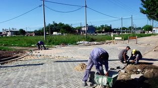 En ocho puntos de la ciudad están en marcha obras de pavimento articulado