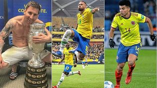 Messi encabeza el equipo ideal de Sudamérica