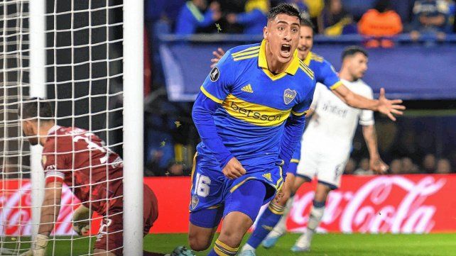 Merentiel abrió el marcador para Boca.