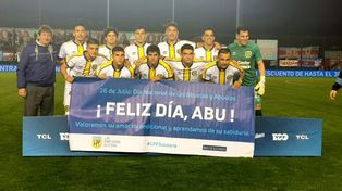 Arriba: Damián Martínez, Mateo Tanlongo, Facundo Almada, Alejo Veliz, Javier Báez y Gaspar Servio. Abajo: Alan Marinelli, Gino Infantino, Ignacio Malcorra, Lautaro Blanco y Marcelo Benítez.