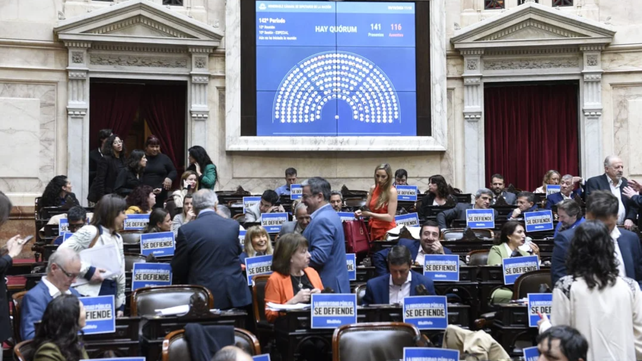 Diputados respaldó al gobierno en su cruzada del veto al financiamiento universitario