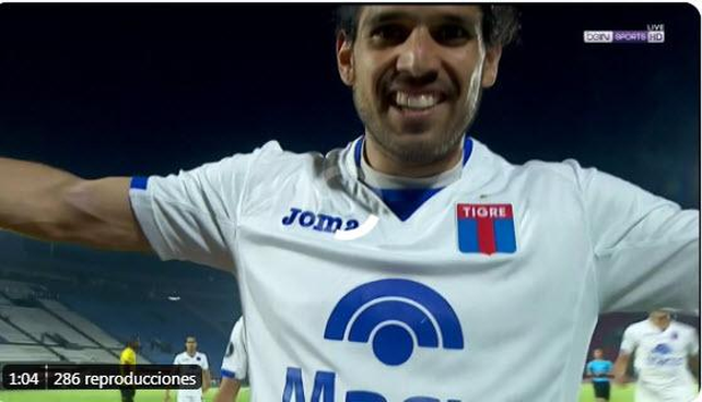 Magnín, exgoleador de Unión, debutó con un golazo en Tigre