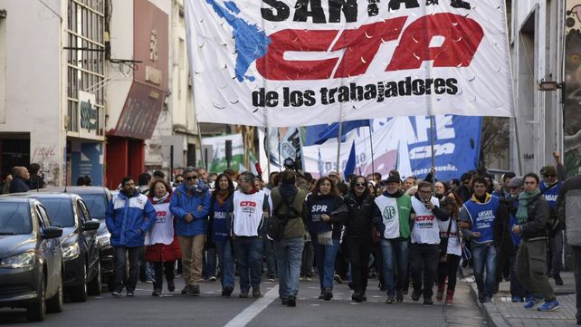 El reflejo del paro nacional en Rosario