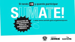 El Gabinete Joven inscribe voluntarios para actuar ante la emergencia hídrica