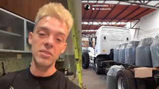 Santi Maratea mostró el primer camión que compró para los bomberos de Corrientes