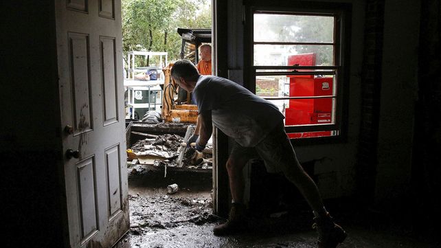 Imágenes del devastador paso del huracán Florence por Carolina del Norte