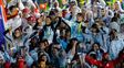 paula pareto porto la bandera argentina en la ceremonia de cierre de los juegos olimpicos