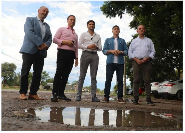 Pullaro anunció la repavimentación de la RP N°5 y la construcción de una rotonda