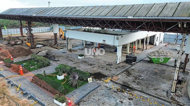 Autopista Santa Fe-Rosario: avanza la renovación de las dos estaciones de servicio y proyectan la construcción de una tercera