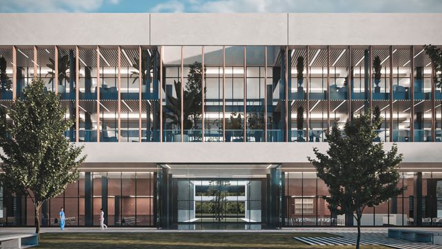 Homenaje a Hermes Binner. El futuro Hospital Regional Sur