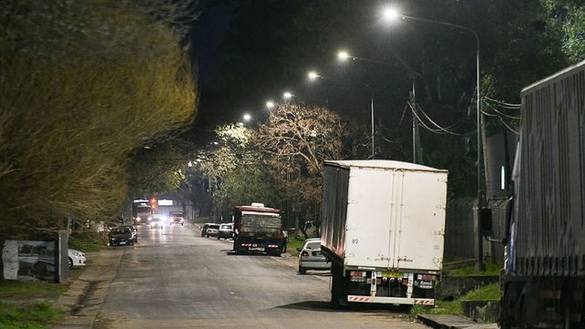 Se instalaron 250 nuevas luminarias en la zona del parque industrial de Paraná