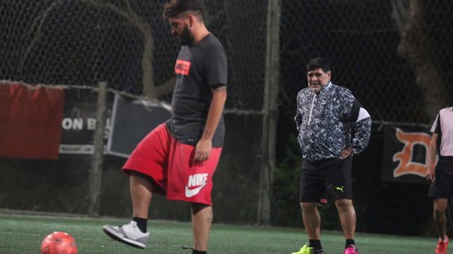 Emocionante relato de Diego Jr. que contó consejos de Maradona mientras jugaban al fútbol