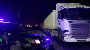 Protesta de transportistas