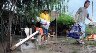 San Antonio de Areco: el agua baja y algunos vecinos volvieron a sus hogares