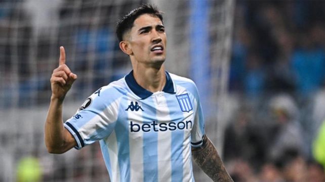 El extremo Santiago Solari disputó en Racing 107 partidos