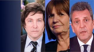 Milei, Bullrich y Massa competirán en las generales.