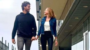 Juntos a la par. Alina Moine se mostró junto a su nuevo novio oriundo de Rafaela.