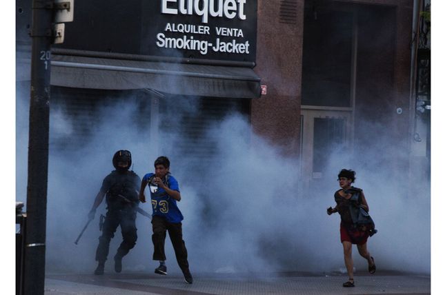 La historia detrás de la foto que la policía no quería que se sacara